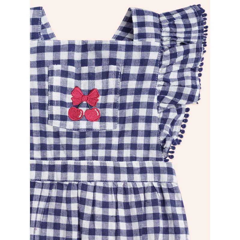 Huxbaby Frilly Playsuit Cherry Pie Check image number 3